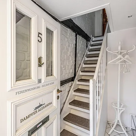 Fewo1846 - Dampfer Alexandra Ii - Urige Mit Zwei Schlafzimmern Am Nordermarkt Im Stadtzentrum Lejlighed Flensborg